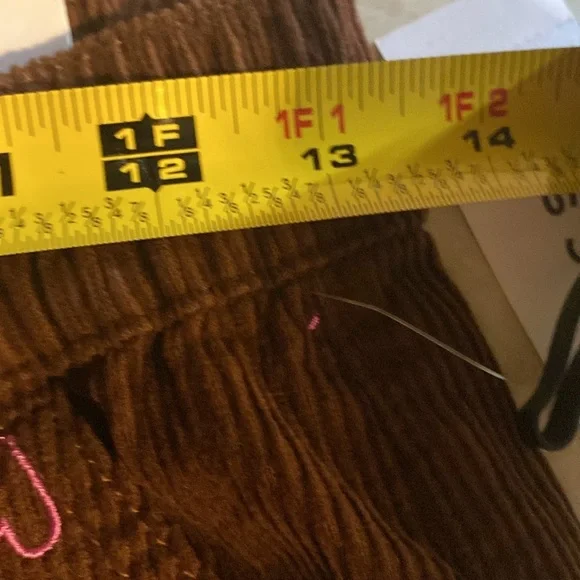 PacSun Brown Cargo Pants with Pink Heart Accents - Picture 8 of 10